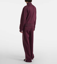 Ferragamo Logo striped jersey track jacket