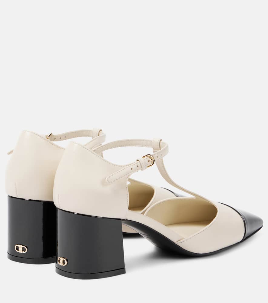 Ferragamo Marilu 60 leather sandals