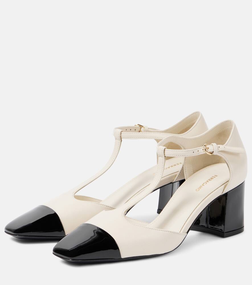 Ferragamo Marilu 60 leather sandals