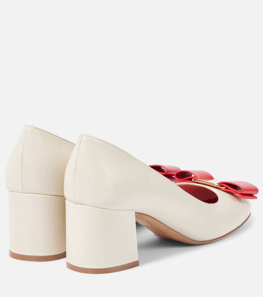 Ferragamo Melena leather pumps