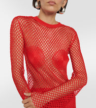 Ferragamo Net maxi dress