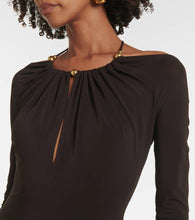 Ferragamo Off-shoulder midi dress