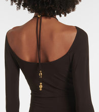 Ferragamo Off-shoulder midi dress