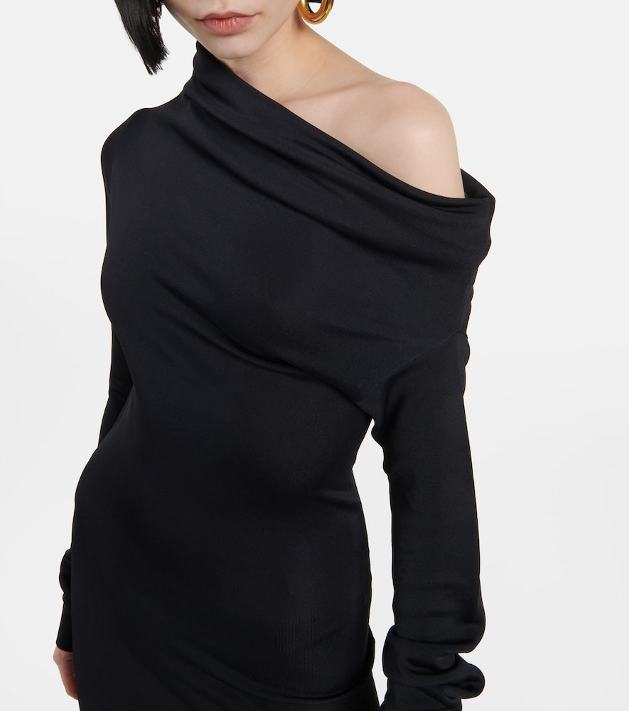 Ferragamo One-shoulder jersey gown