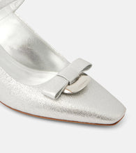 Ferragamo Ophelia 55 leather slingback pumps
