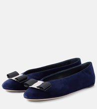 Ferragamo Vanna velvet ballet flats