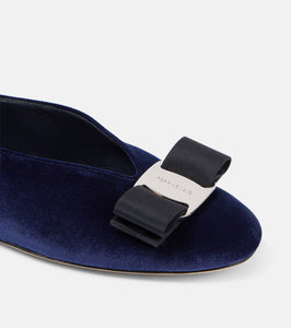Ferragamo Vanna velvet ballet flats