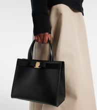 Ferragamo Vara leather tote