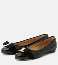 Ferragamo Varina quilted leather ballet flats