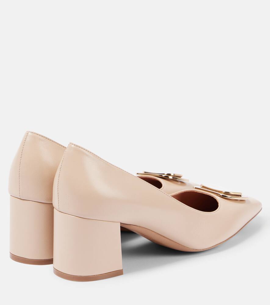 Ferragamo Vella leather pumps