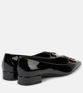 Ferragamo Venera patent leather ballet flats