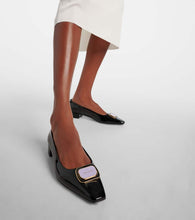 Ferragamo Venera patent leather ballet flats
