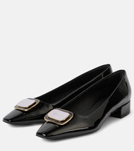 Ferragamo Venera patent leather ballet flats