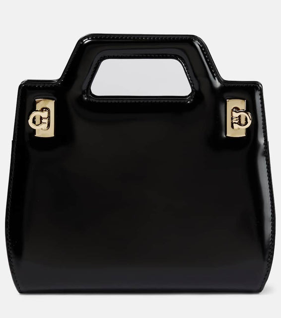 Ferragamo Wanda Mini leather tote bag