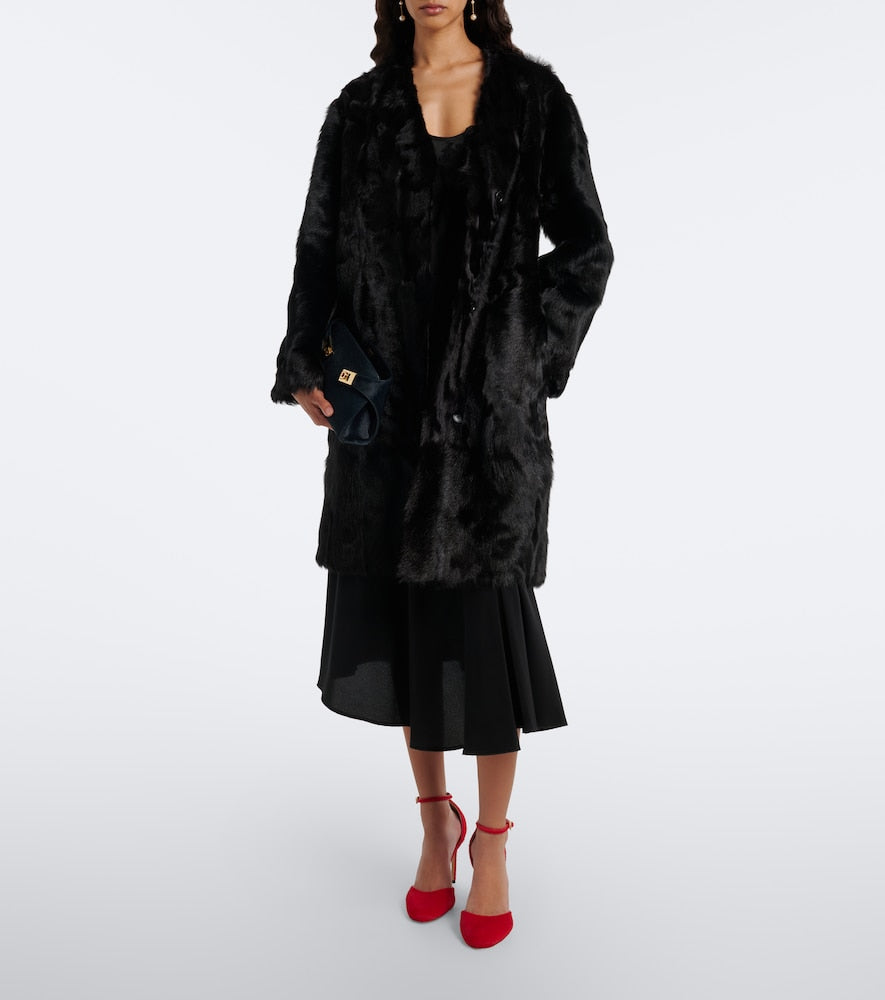 Ferragamo Maily calf hair pumps in Red - High-Heel Pumps