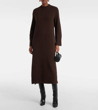 Fforme Ainsley wool and cashmere shift dress