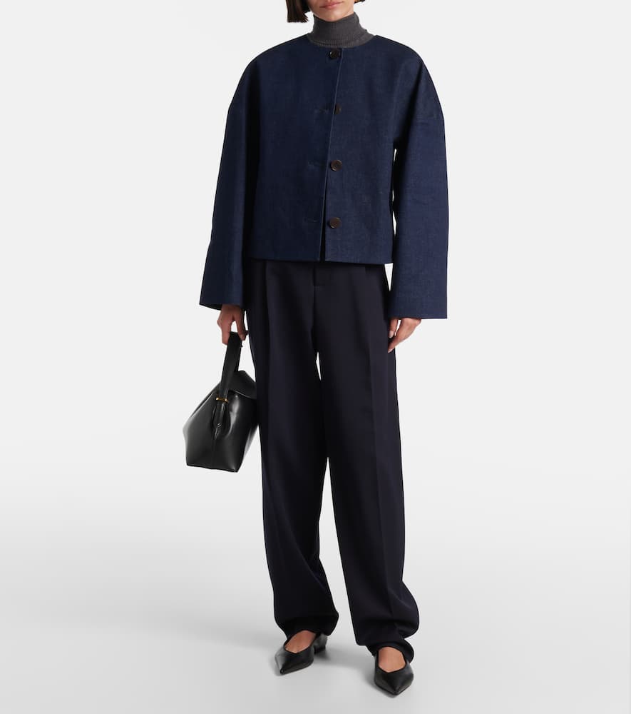 Fforme Dev cropped denim jacket
