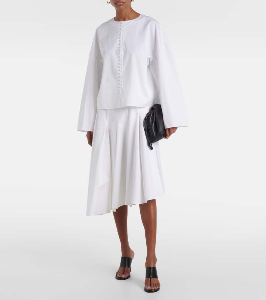 Fforme Fish oversized cotton jacket