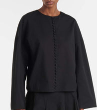 Fforme Fish oversized cotton jacket