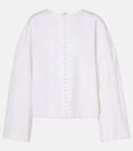 Fforme Fish oversized cotton jacket