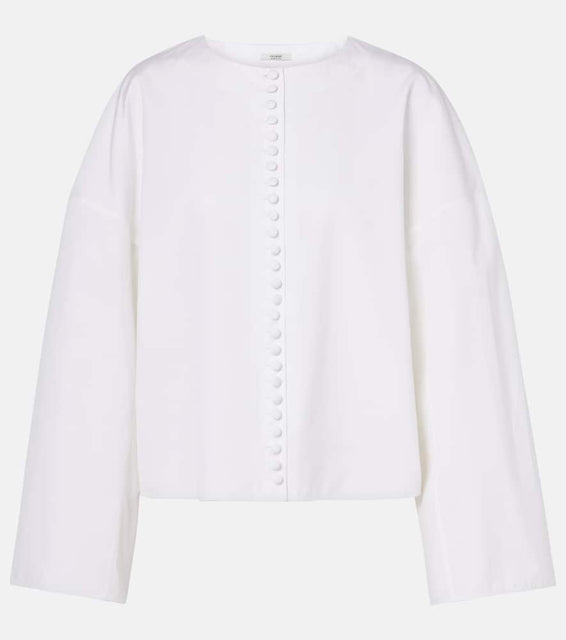 Fforme Fish oversized cotton jacket