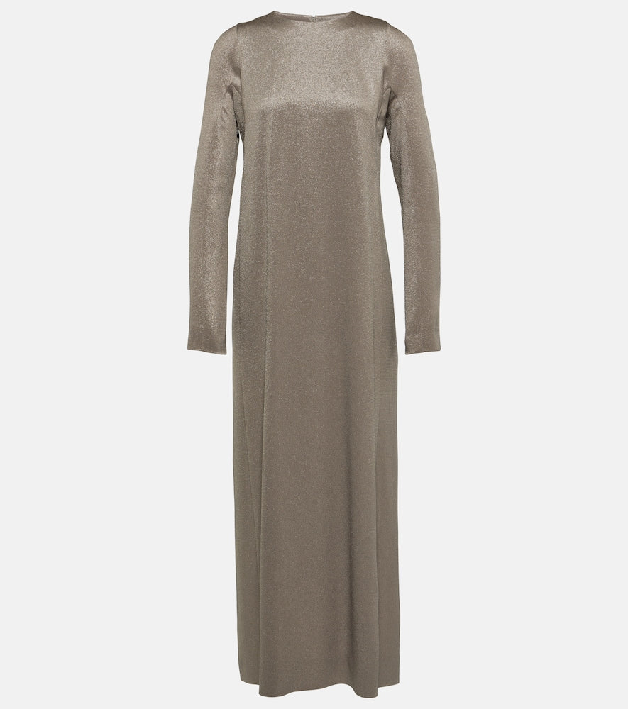 Fforme Iris metallic maxi dress. Fforme Iris 金属色长裙
