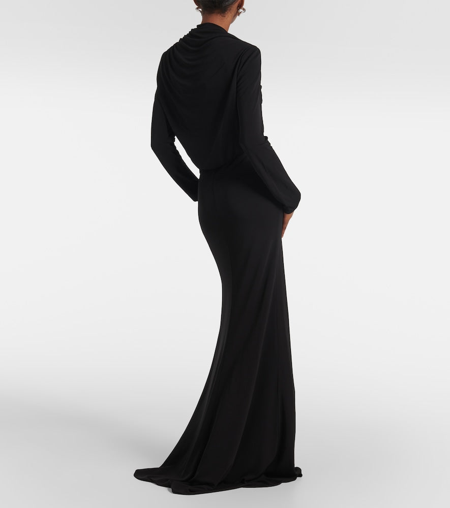 Fforme Joy pleated jersey maxi dress