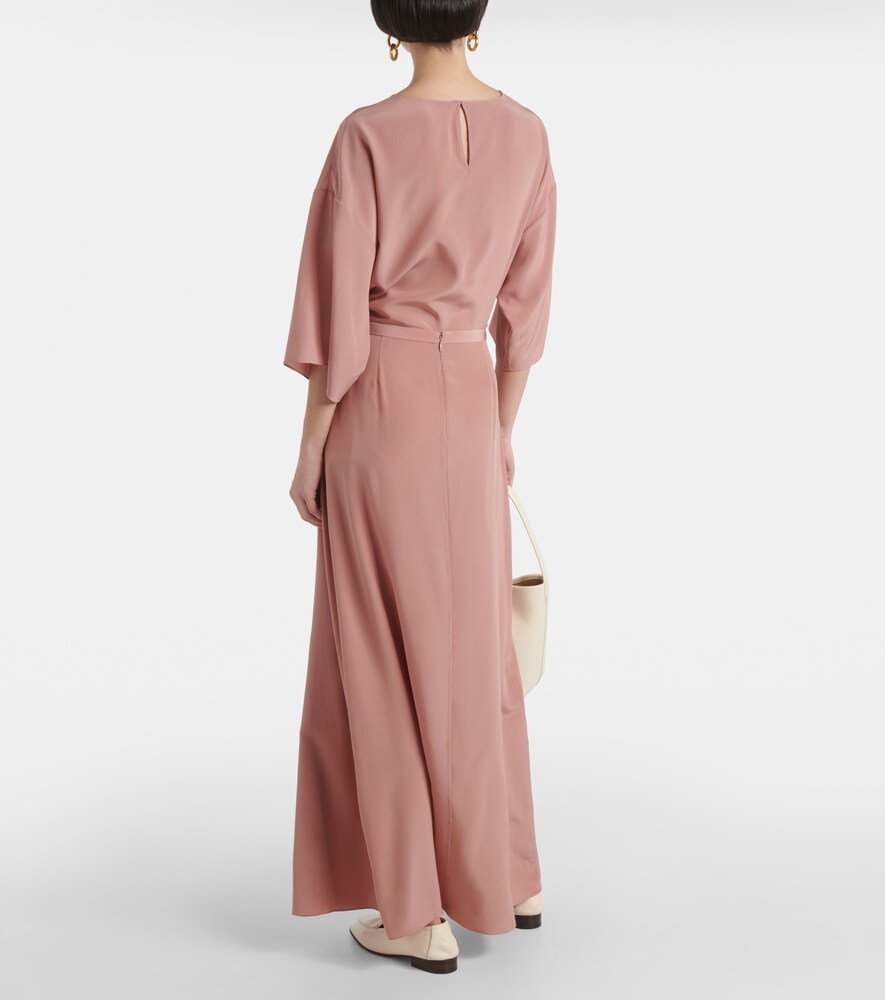 Fforme Lotta silk  de chine maxi skirt
