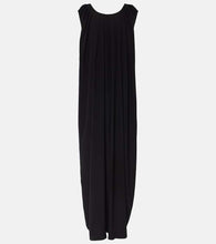 Fforme Pleated silk maxi dress