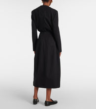 Fforme Skye cotton and wool midi skirt