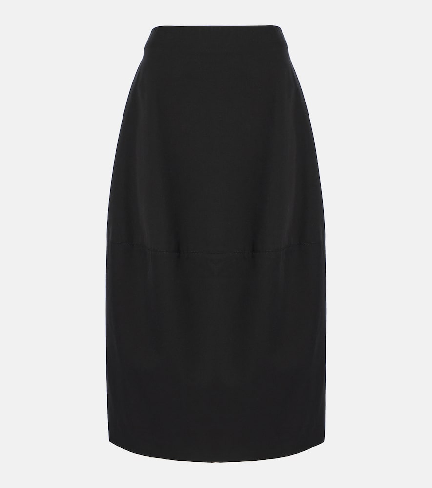 Fforme Skye cotton and wool midi skirt - Fforme Skye 棉羊毛中长裙