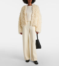 Fforme Van fringed wool-blend jacket