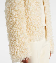 Fforme Van fringed wool-blend jacket