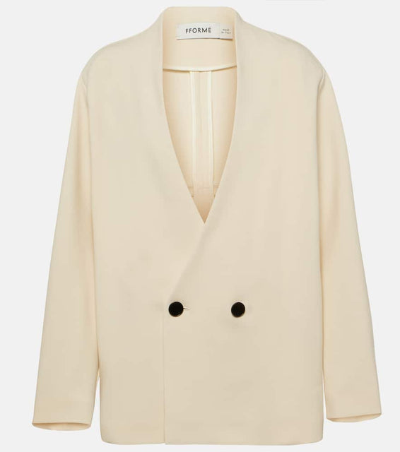 Fforme Velma oversized wool-blend blazer