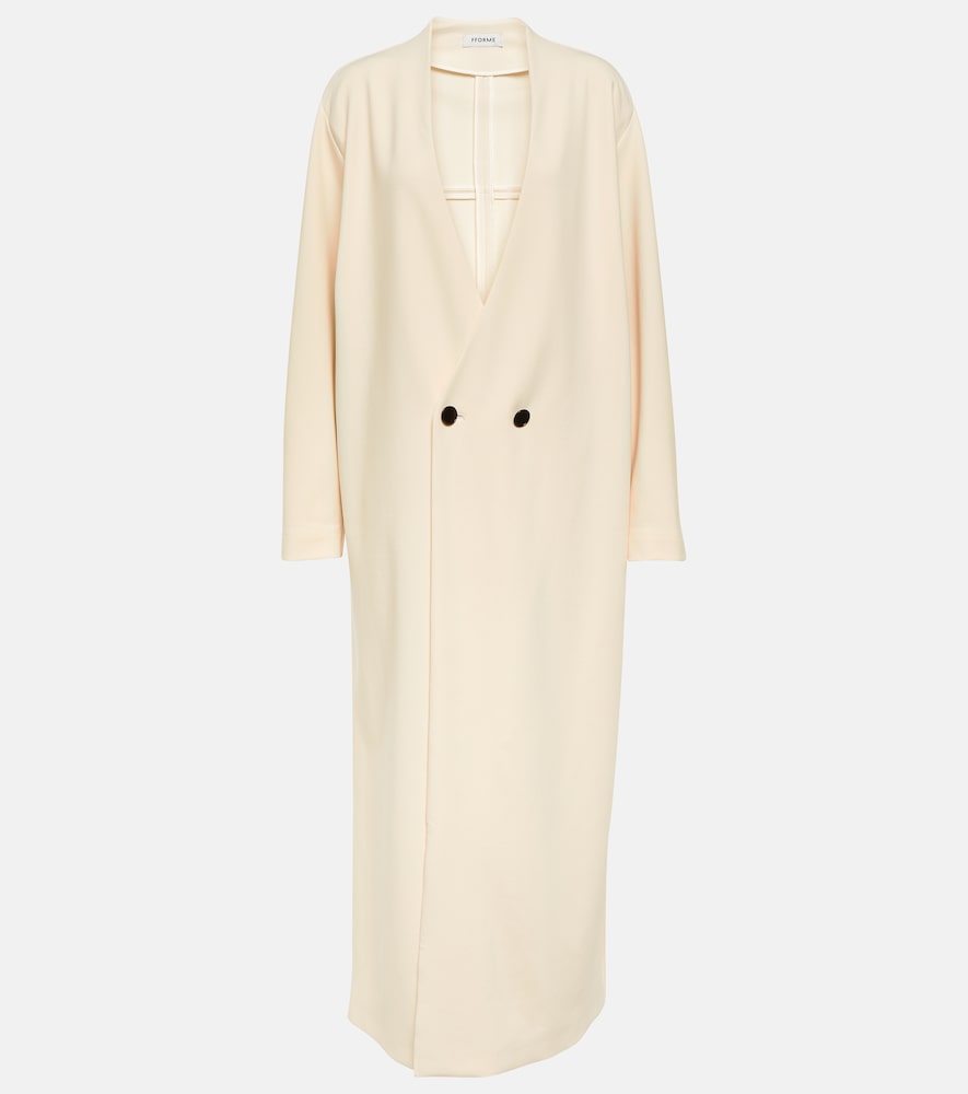 Fforme Wool-blend maxi dress. Fforme羊毛混纺长裙