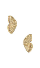 Five and Two Dani Earrings in Metallic Gold