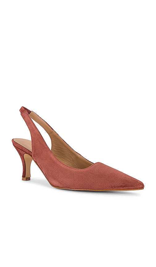 Flattered Franchesca Slingback Heel in Rust