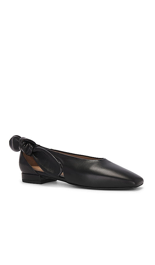 Flattered Nancy Flat in Black