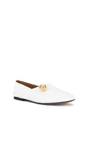 Flattered Pepper Flats in White