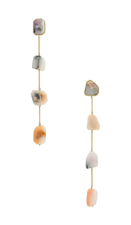 Flook The Label Opalite Drop Earrings in Multi