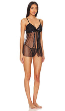 Flora Nikrooz Cynthia Babydoll Set in Black