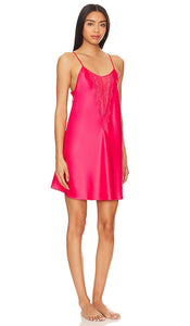 Flora Nikrooz Sasha Charmeuse Chemise in Pink