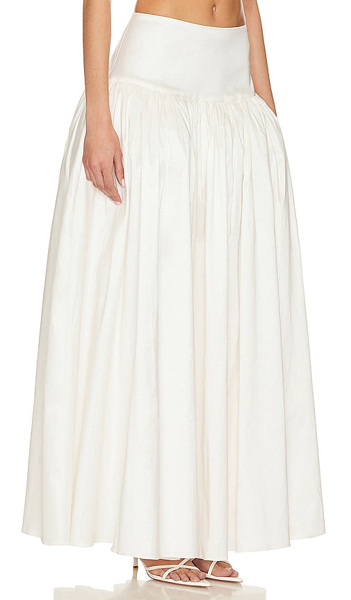 For Love & Lemons Nelly Skirt in White