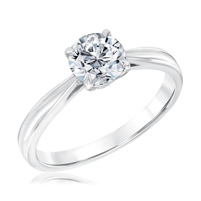 Forevermark 1ct Diamond Solitaire White Gold Engagement Ring