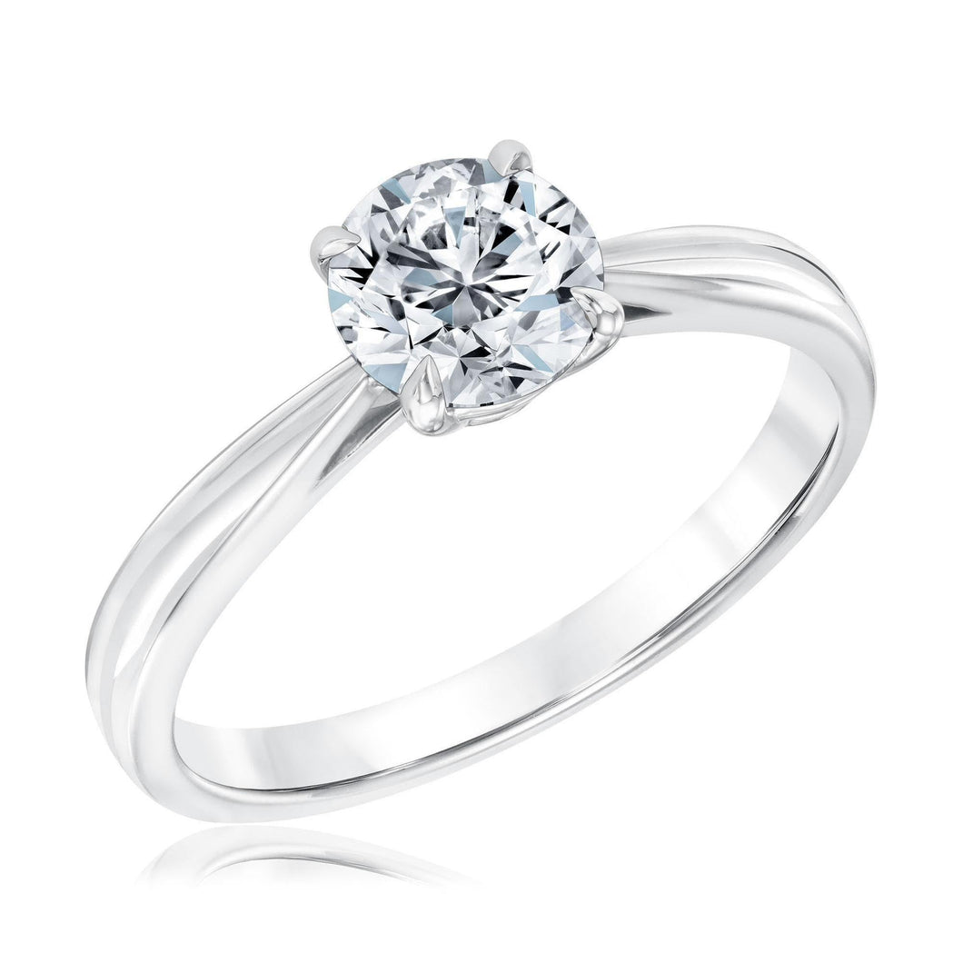 Forevermark 1ct Diamond Solitaire White Gold Engagement Ring