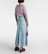 Frame Dorothy denim maxi skirt