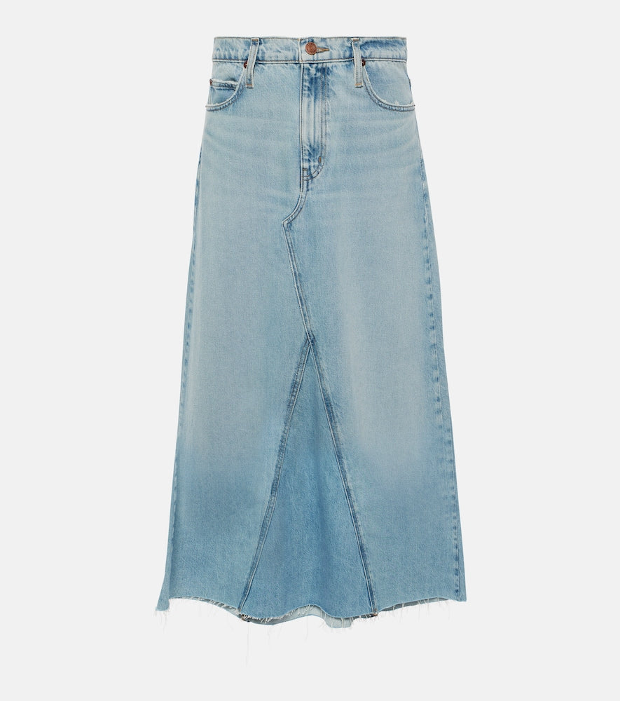 Frame Dorothy denim maxi skirt - Frame Dorothy 牛仔长裙