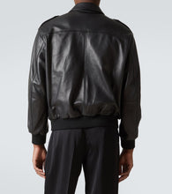 Frame Leather bomber jacket