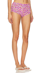 Frankies Bikinis Basket Short in Pink