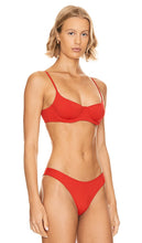 Frankies Bikinis Cola Top in Red